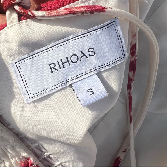 Rihoas Peppi Top Maroon/Cream Size Small Great Condition - Picture 10 of 12